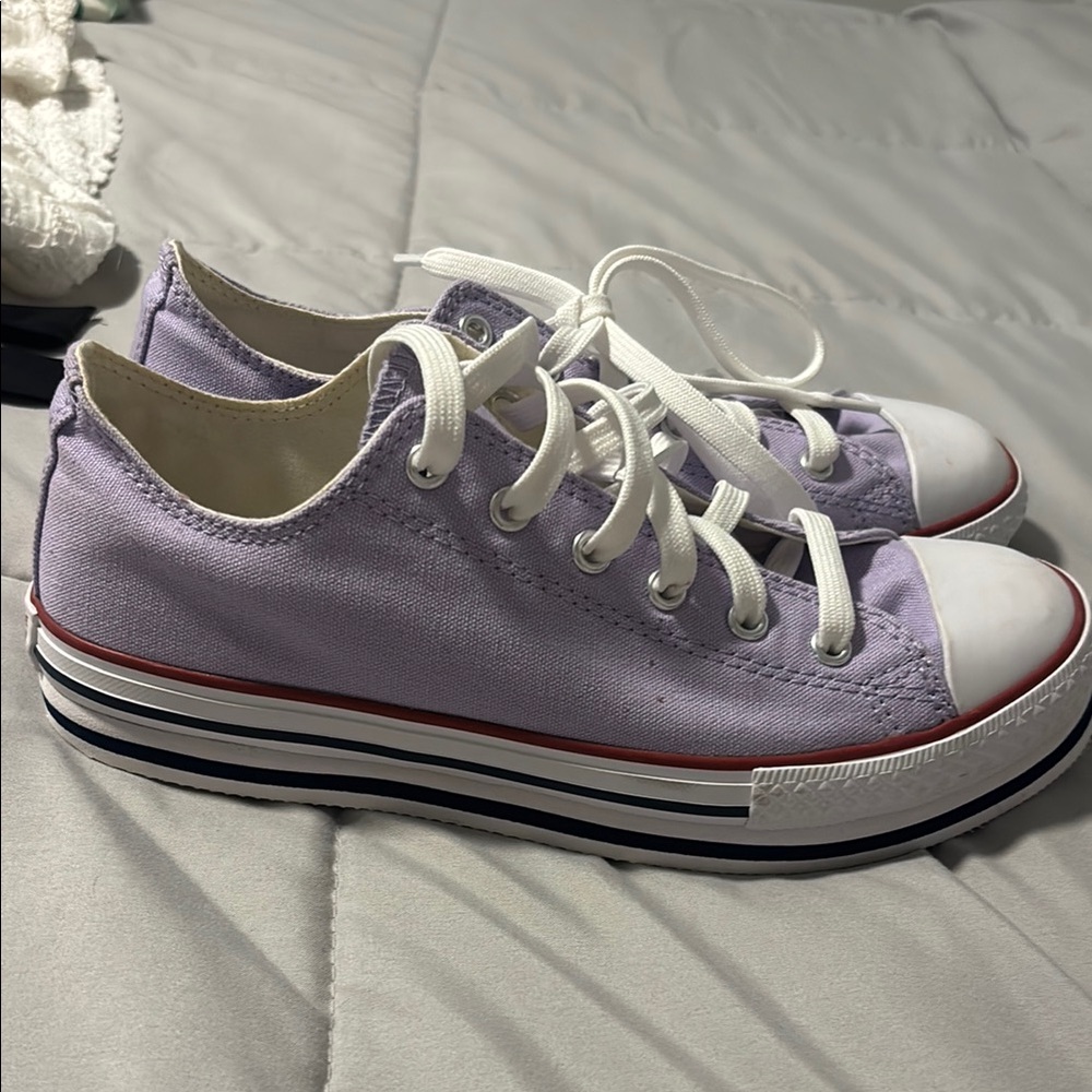 Classic Lavender Converse Sneakers
